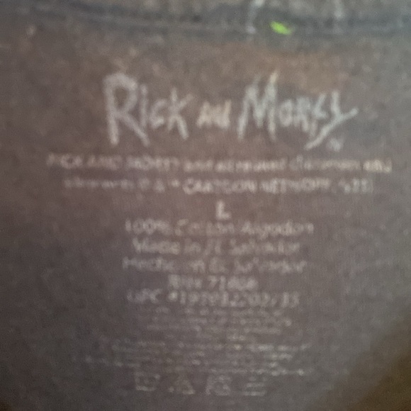 Mans size medium Rick and Morty graphic T. - Picture 5 of 6